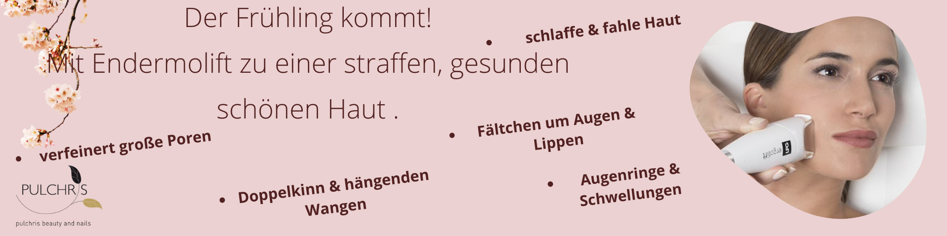 Wenn der Frühling kommt Endermolift für eine glatte und schöne Haut
